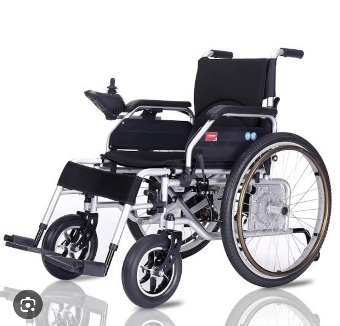 Motorised wheelchair supplied as part of medical and mobility equipment